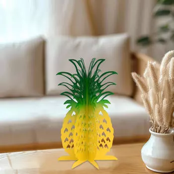 3D статуя ананаса фруктовая скульптура ручной работы украшение дома железный орнамент для кухни вечерние сувениры