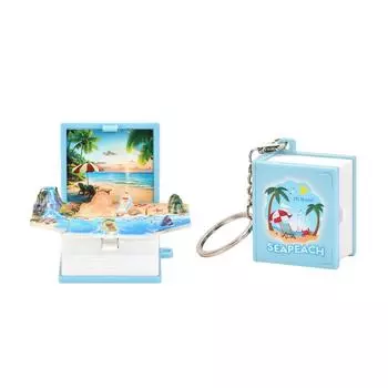 3D стерео книга складной брелок креативная маленькая игрушка кулон One Size синий