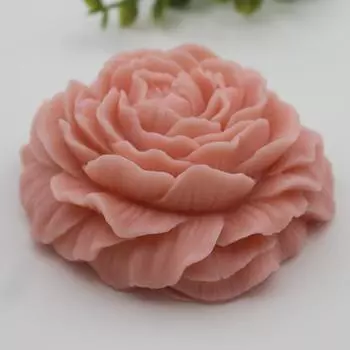 3D стерео пион свеча силиконовая форма DIY креативный цветок ароматерапия свеча гипсовая смола ремесло силиконовая форма целая Flower