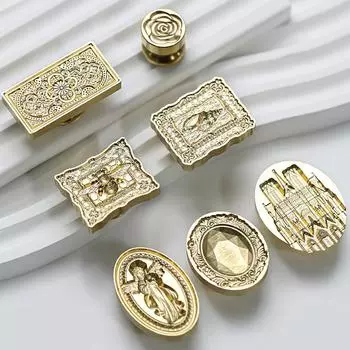 3D стереоскопическая печать восковая печать голова молящиеся ангелы ангелы слезы конверты самодельные марки заменяют головы для свадебных приглашений