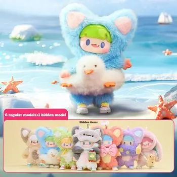 3D Стереоскопический+1 шт. - Плюшевая подвеска - Случайный One Size синий