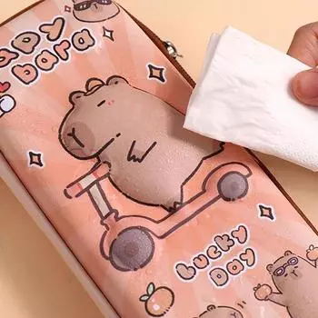 3D стереоскопический милый мультяшный капибара большой емкости пенал многофункциональный пенал канцелярские принадлежности для школьников A2