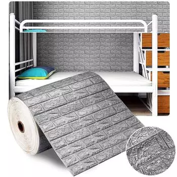 3D стикер на стену, имитация кирпича, домашний декор для спальни, водостойкие самоклеящиеся обои «сделай сам», для гостиной, ТВ-фон, декор 70CMX1M