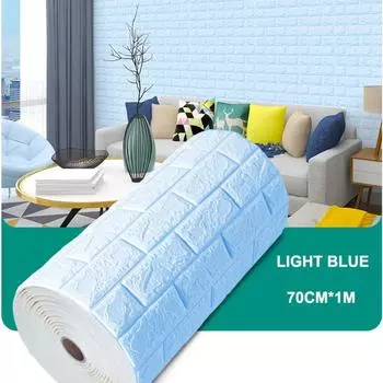 3D стикер стены самоклеящаяся пена кирпичная комната DIY 3D обои стены гостиной украшение детской комнаты 70CMX1M