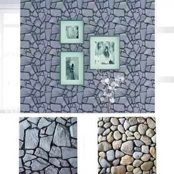 3D стикер стены современные нерегулярные обои из искусственного кирпича и камня DIY украшение дома 30x30 см 521#
