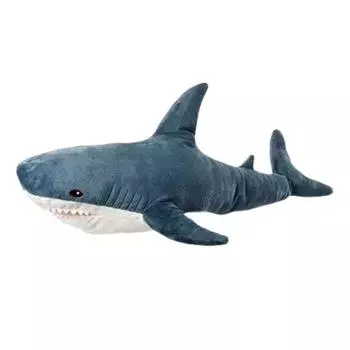 3d Stuffed Shark Animal Toy Cushion Pillow For Home Decoration Kids Gift 30cm