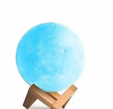 3D светодиодный лунный светильник-ночник с регулируемой яркостью, 16 цветов, сенсорное дистанционное украшение для детей, влюбленных, на день рождения и управление, (3,9 дюйма)