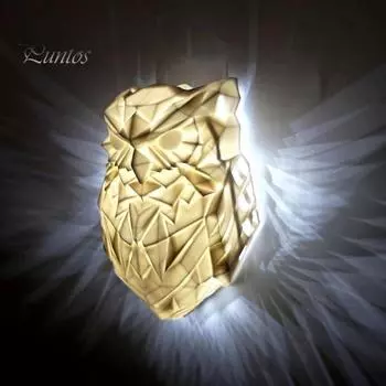 3D светодиодный настенный светильник с животными, ночник, низкое энергопотребление, без мерцания, простая установка, для использования в помещении, на открытом воздухе, белоголовый орлан, настенный светильник, лампа с совой eagle