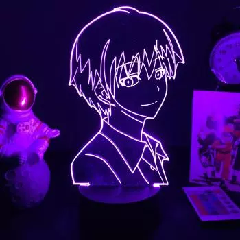 3D световая лампа «Убийство в классе» Akabane Karuma, акриловая фигурка для украшения спальни, светодиодный датчик, ночник, подарок на день рождения