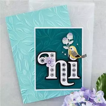 3D текстурный зажим для тиснения, шаблон, пресс-форма, сделай сам, трафарет для тиснения, зажим для штамповки, материал для справочника, украшение для бумажной карты «сделай сам» B