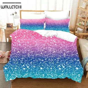 3D The Gradient Graphics Комплекты постельного белья Пододеяльник с наволочкой Твин Полный комплект постельного белья Queen King Постельное белье EU single(135x200cm)