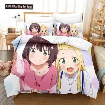 3D The This Art Club Has A Problem Комплекты постельного белья Пододеяльник с наволочкой Твин Полный комплект постельного белья Queen King Пододеяльник EU Single 135x200cm