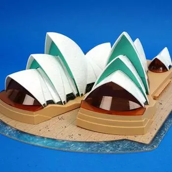 3D three-dimensional puzzle Sydney Opera House 216 pieces Ravensburger, popular Korean board game