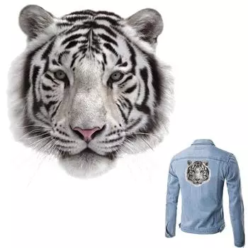 3D тигровые нашивки для одежды, аксессуары «сделай сам», декор для одежды, моющиеся значки, патчи для теплопередачи