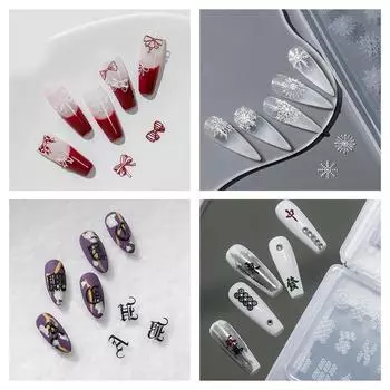 3D тиснение бабочки, форма для дизайна ногтей, силиконовая комбинированная декоративная форма, инструмент для изготовления ногтей, силиконовая форма для резьбы 24