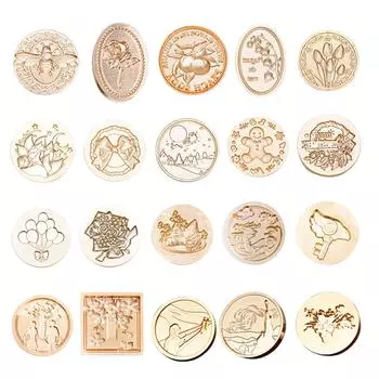 3D тисненые огненные лаковые уплотнения в стиле ретро, латунные художественные уплотнители, поделки своими руками для конвертов D