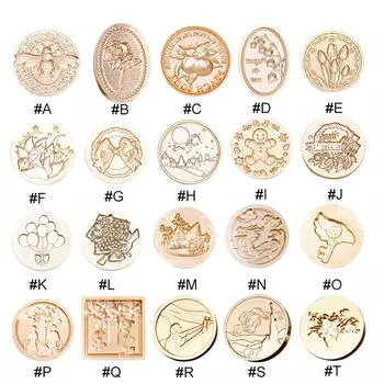 3D тисненые огненные лаковые уплотнения в стиле ретро, латунные художественные уплотнители, поделки своими руками для конвертов D