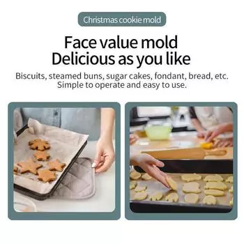 3D трафареты для печенья в милой форме, симпатичный шаблон для выпечки, инструмент для домашней кулинарии