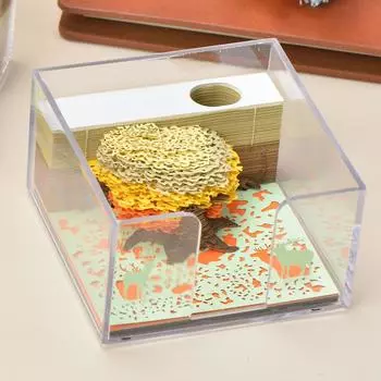 3D Tree House Memo Pad Kawaii Notepad Tree House Notepad Sheets Block Cute Pad Tree 260 листов Memo Home Desk Decoration
