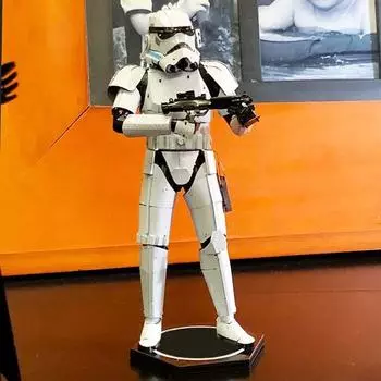 3D трехмерная металлическая меховая модель штурмовика, цветная модель, фигурки, Корея S3, головоломка