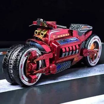 3D трехмерная металлическая меховая модель велосипеда Thoma Hawk, цветная модель, рисунок, Корея, Корея, 3d головоломка