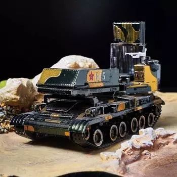 3D трехмерная металлическая меховая ранняя поэзия, танк, цветная модель, фигурки, Корея, Корея, 3d головоломка