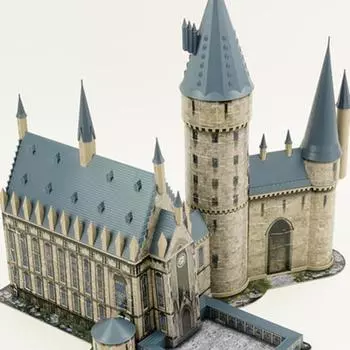 3D трехмерный пазл Большой зал Хогвартса 540 деталей Ravensburger, популярная корейская настольная игра