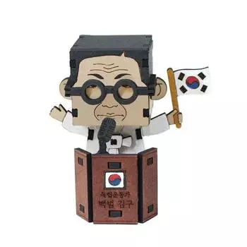 3D трехмерный пазл-дерево Пэк Бом Ким Гу Создание Кореи 3D-пазл