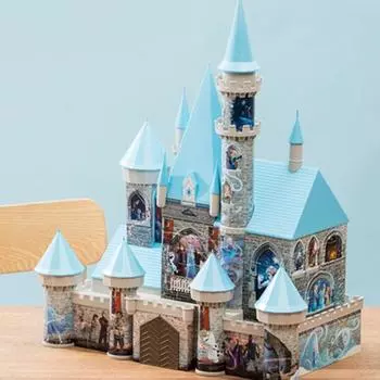 3D трехмерный пазл Frozen 2 Castle 216 деталей Ravensburger, популярная корейская настольная игра