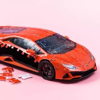 3D трехмерный пазл Lamborghini Huracan 140 деталей Ravensburger, популярная корейская настольная игра