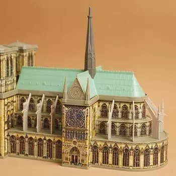 3D трехмерный пазл Собор Парижской Богоматери 349 деталей Ravensburger, популярная корейская настольная игра