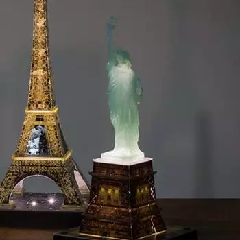 3D трехмерный пазл Статуя Свободы LED 120 деталей Ravensburger, популярная корейская настольная игра