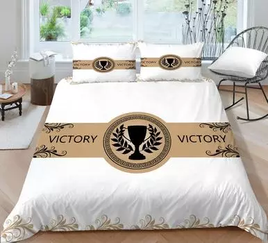 3D трофейное покрывало на кровать King Queen Size, комплект постельного белья, детские модные покрывала, домашнее постельное белье, пододеяльники UK Single 135x200cm