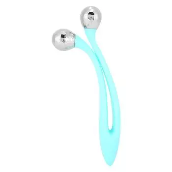 3D V-образный двойной шариковый роликовый массажер для лица, подтяжка кожи, косметический массажный инструмент