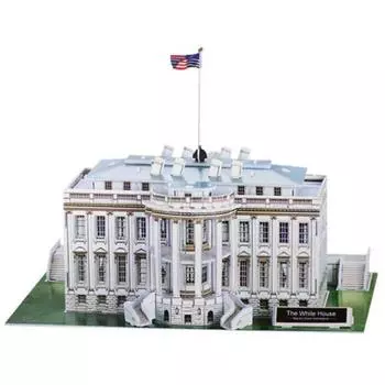 3D Волшебная головоломка «Я делаю всемирно известную серию зданий» Белый дом Бумажный блок Корея 3d Пазл