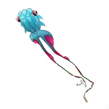 3D Воздушный змей для активного отдыха Новинка Карп Ветер Огромный размер Муха для пляжа и двора чёрный