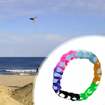 3D Воздушный змей, красочная, практичная, уникальная, летающая игрушка, складная, подарки на день рождения, детская игровая деятельность 24holes 384cm