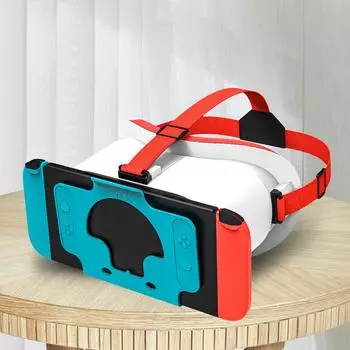 3D VR гарнитура очки для Nintendo Switch OLED консоль 3D Виртуальная реальность фильмы геймер повязка на голову очки игры аксессуары красный
