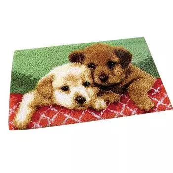 3D Вышивка Ковер Рукоделие DIY Ремесло Пушистый Ковер Незавершенная Подушка Крючком 8