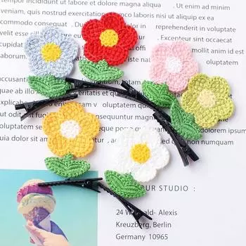 3D весенняя заколка в виде утконоса, милая заколка с цветком, заколка для волос с милым цветком, заколка для волос для девочек