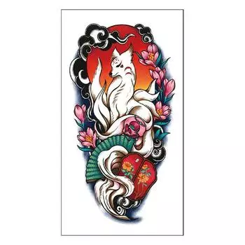 3D водонепроницаемые татуировки наклейки поддельные татуировки паста нога рука тело цветок наклейка