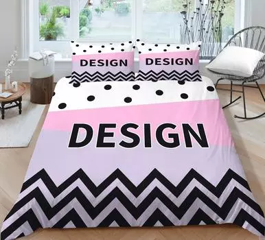 3D волнистый пододеяльник с принтом, милый модный комплект постельного белья, домашнее постельное белье, пододеяльники, размер, королева, король, покрывала UK Single 135x200cm