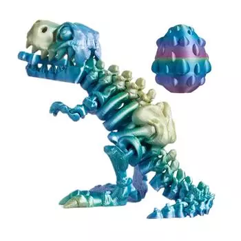 3D Яйцо Дракона, Яйцо Динозавра с Пузырьками и Скелетом, Подвижная Игрушка Динозавра С Гибкими Соединениями, Декор Для Стола One Size
