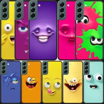 3D забавное лицо мягкий телефон для Samsung Galaxy Note 20 Ultra 10 Lite 9 8 M11 M12 M21 M30S M31S M32 M51 M52 чехол J8 J6 J4 Plus M60S Samsung Note 8
