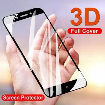 3D закаленное стекло для Xiaomi Redmi 9C 9A 9 Note 8 10 11 Pro Poco X3 Samsung A12 A32 S21 Huwei Honor 50 Защитная пленка для экрана Взрывозащищенная полная пленка Xiaomi Redmi Note 9 чёрный