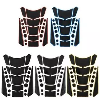 3D защита газового топлива мотоциклетный бак Pad наклейка наклейка для Honda Yamaha Suzuki золотистый