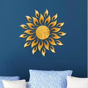 3D Зеркало Sun Art Съемный стикер стены Mural Decal Home Room Decor one size