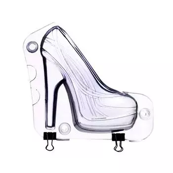 3D женская обувь на высоком каблуке, шоколадный помадный торт, сделай сам, инструмент для выпечки кондитерских изделий, форма для изготовления Small