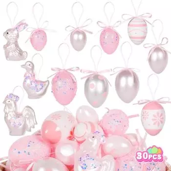 3DColorful Chicken Easter Decoration Pendant Gift Box, Perfect For Holiday Party Decoration One Size розовый