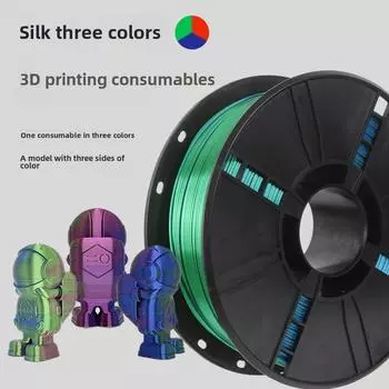 3DSWAY Silk Rainbow Gradient PLA нить для 3D-принтера, многоцветная, 1 кг 250g золотой/красный